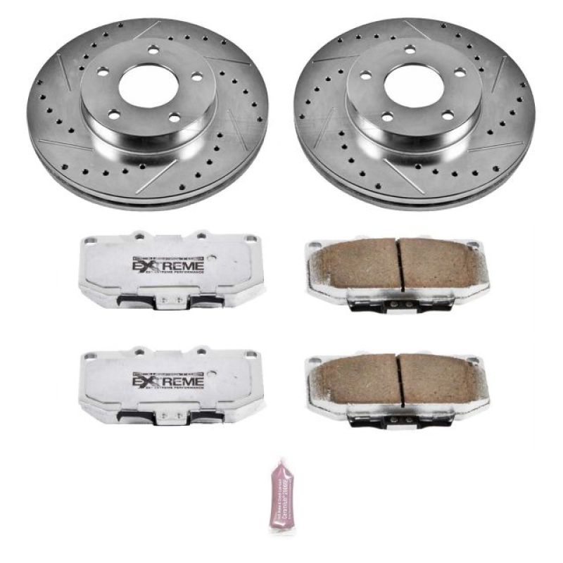 PowerStop PSB Z26 Street Warrior Kit Brakes, Rotors & Pads Brake Kits - Performance D&S main image