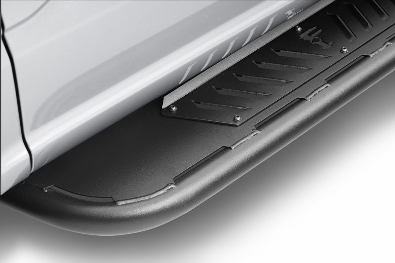 N-FAB 19-21 GMC 1500 Crew Crab Ravegr Running Boards - Textured Black NBC19CC-TX