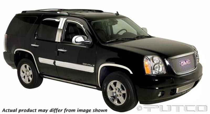 Putco 07-14 GMC Yukon XL w/o Side Molding DH/FTC/HL/MC/RH//TL/WH Chrome Trim Accessory Kits 405631 Main Image