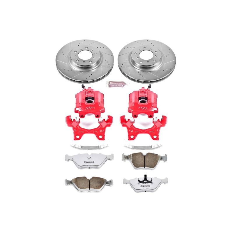 PowerStop PSB Z26 Street Kit w/Cals Brakes, Rotors & Pads Brake Kits - Performance D&S main image