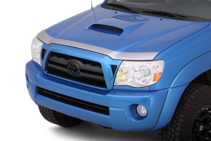 AVS 12-15 Toyota Tacoma Aeroskin Low Profile Hood Shield - Chrome 622065 Main Image