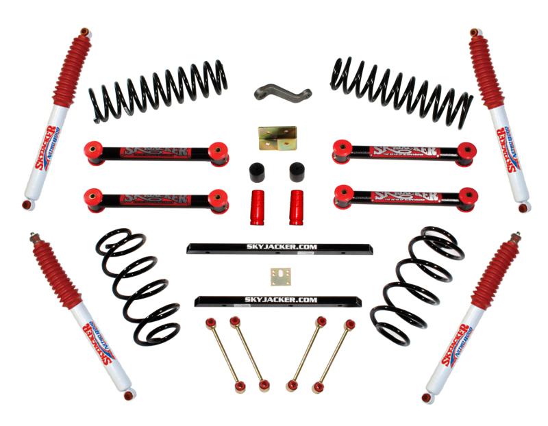 Skyjacker 2004-2006 Jeep Wrangler (LJ) Suspension Lift Kit w/ Shock TJ4013PH Main Image