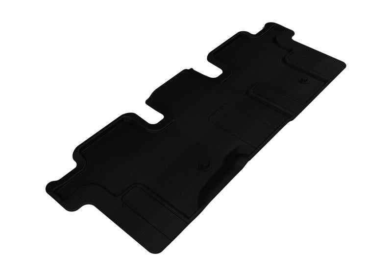 3D MAXpider 2013-2020 Nissan/Infiniti Pathfinder/QX60/JX Kagu 2nd Row Floormats - Black L1NS05821509 Main Image