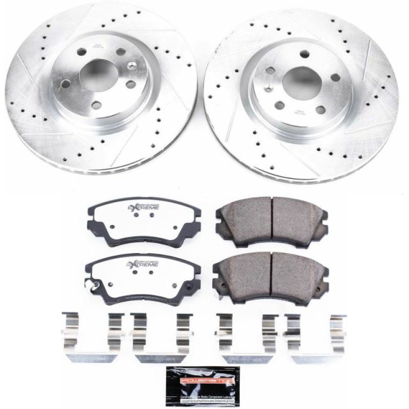 PowerStop PSB Z26 Street Warrior Kit Brakes, Rotors & Pads Brake Kits - Performance D&S main image