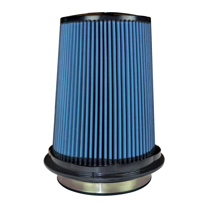 Injen SuperNano Web Dry Air Filter - 5in Flange ID / 7in  Base / 7.9in Media Height / 5in Top X-1107-BB Main Image