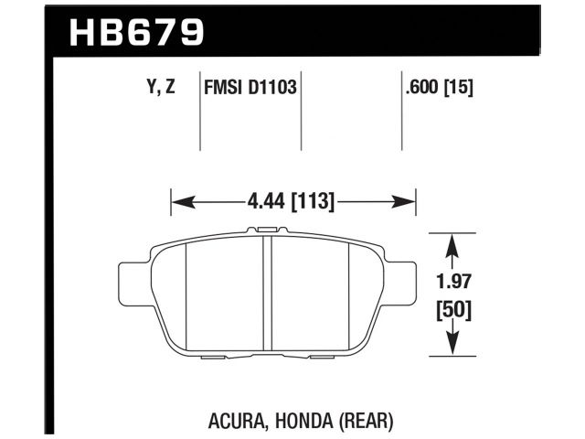 Hawk Disc Brake Pad