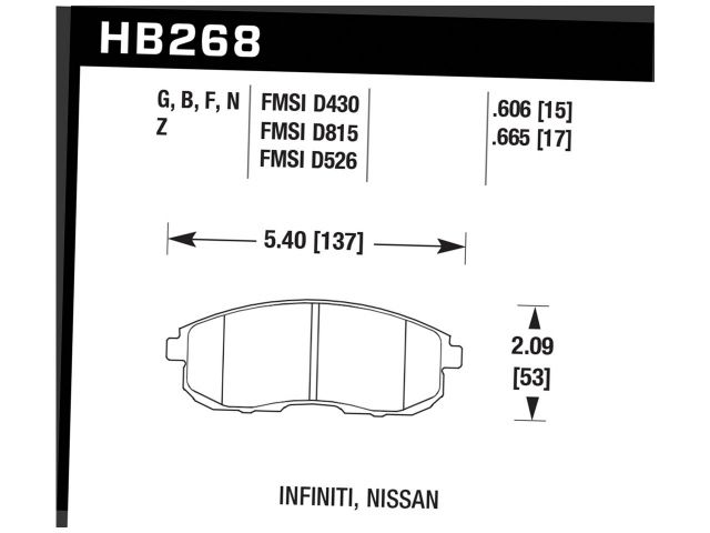 Hawk Disc Brake Pad