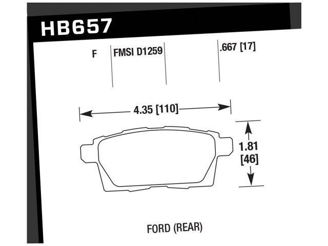 Hawk Disc Brake Pad