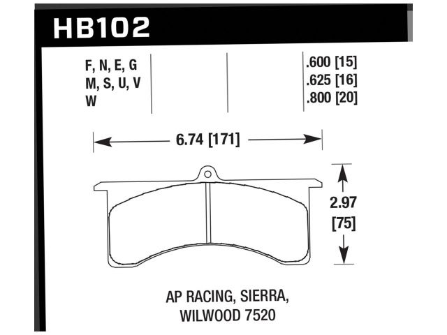 Hawk Disc Brake Pad