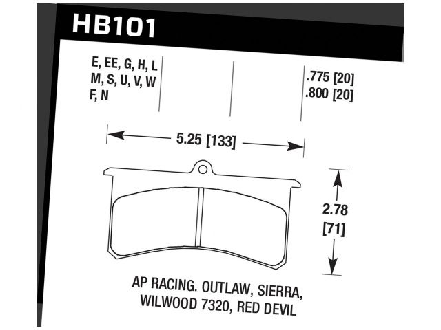 Hawk Disc Brake Pad