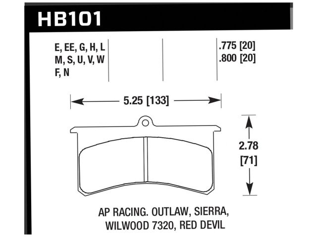 Hawk Disc Brake Pad