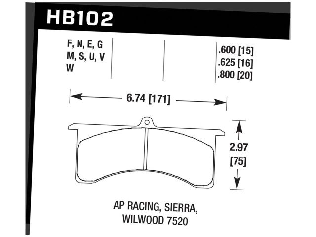 Hawk Disc Brake Pad