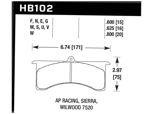 Hawk Disc Brake Pad