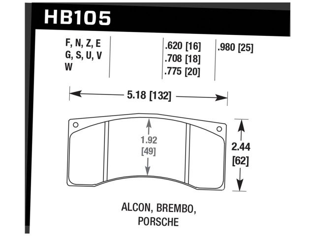 Hawk Disc Brake Pad