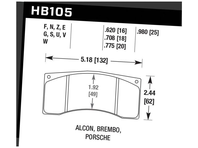 Hawk Disc Brake Pad