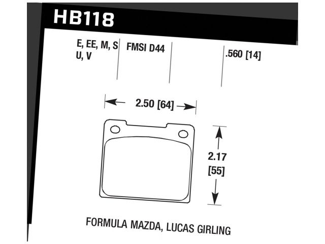 Hawk Disc Brake Pad