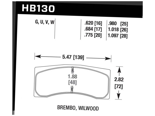Hawk Disc Brake Pad