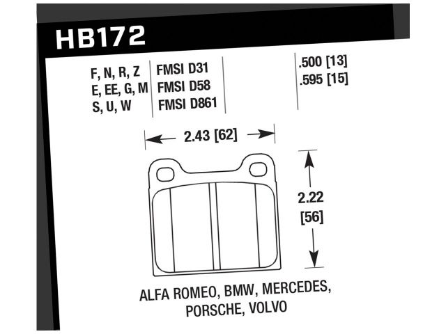 Hawk Disc Brake Pad