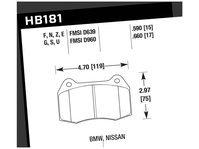 Hawk Disc Brake Pad
