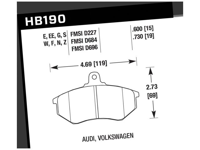 Hawk Disc Brake Pad