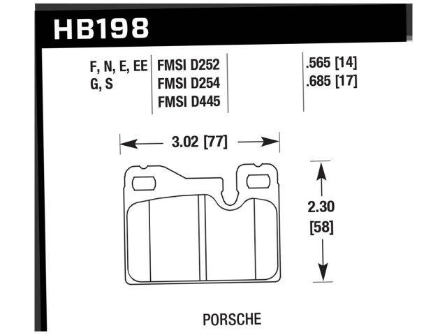 Hawk Disc Brake Pad