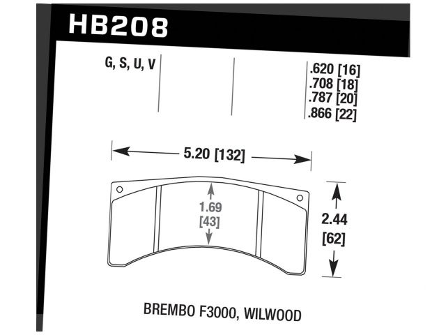 Hawk Disc Brake Pad