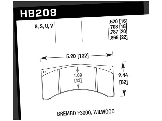 Hawk Disc Brake Pad