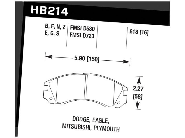 Hawk Disc Brake Pad