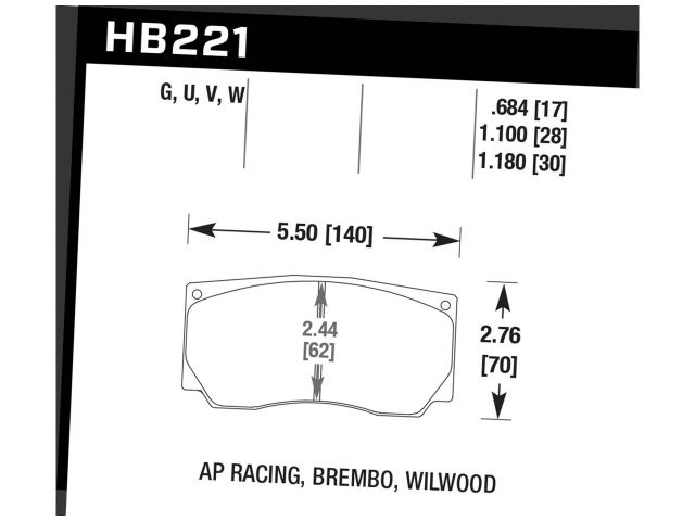 Hawk Disc Brake Pad