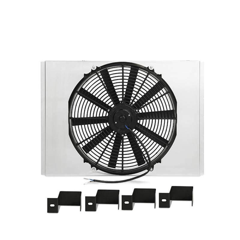 Mishimoto 63-66 Chevrolet/GM C/K Truck Performance Aluminum Fan Shroud w/Fan Controller MMFS-CK-63K Main Image