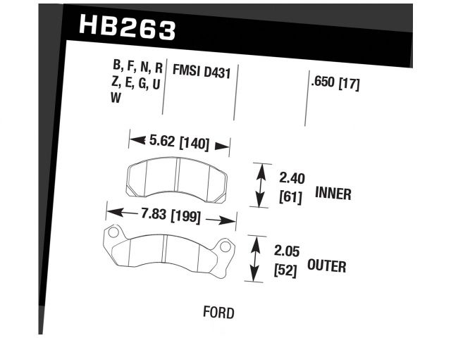 Hawk Disc Brake Pad