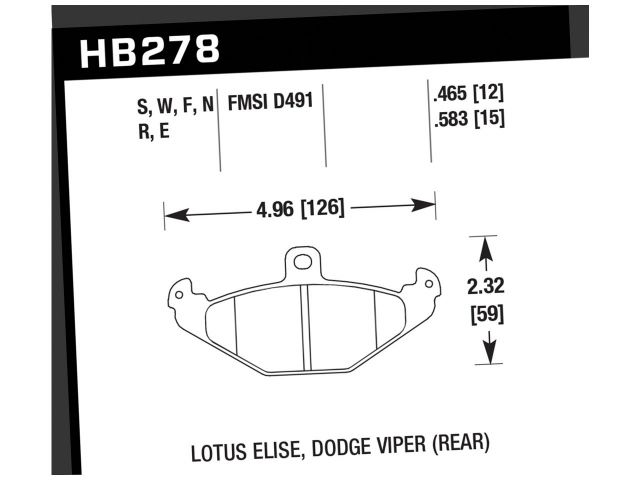 Hawk Disc Brake Pad