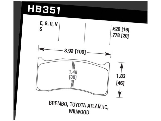 Hawk Disc Brake Pad