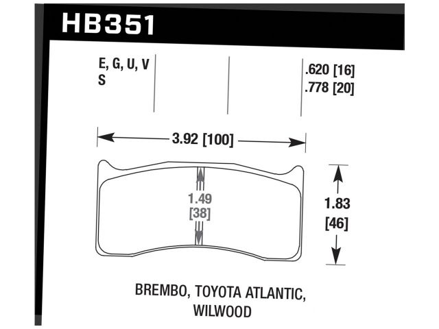 Hawk Disc Brake Pad