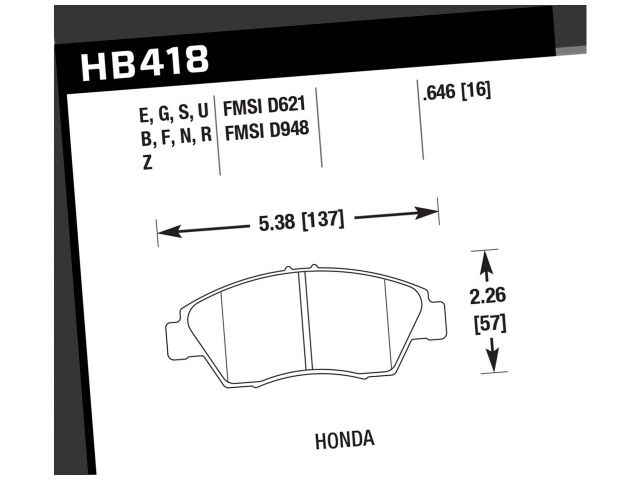 Hawk Disc Brake Pad