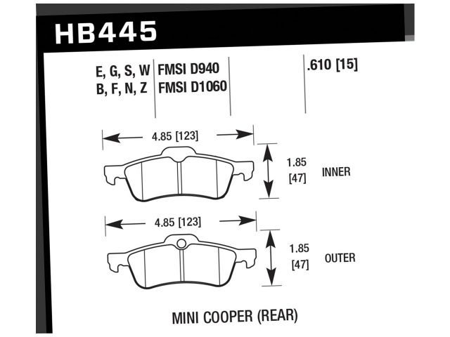 Hawk Disc Brake Pad