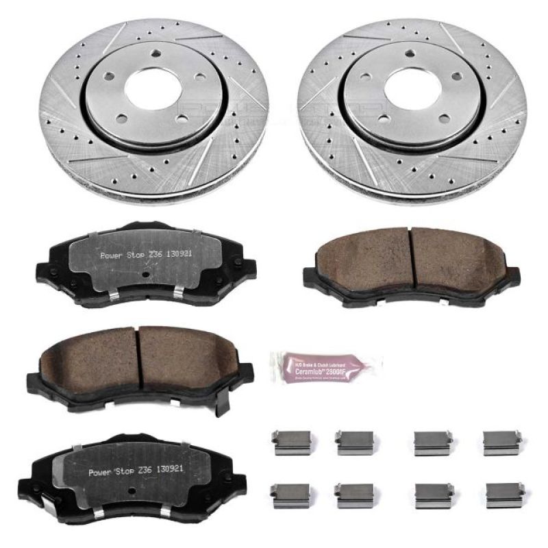 PowerStop PSB Z36 Truck & Tow Kit Brakes, Rotors & Pads Brake Kits - Performance D&S main image