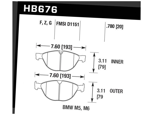 Hawk Disc Brake Pad