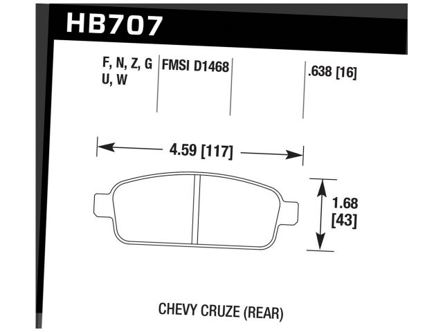 Hawk Disc Brake Pad