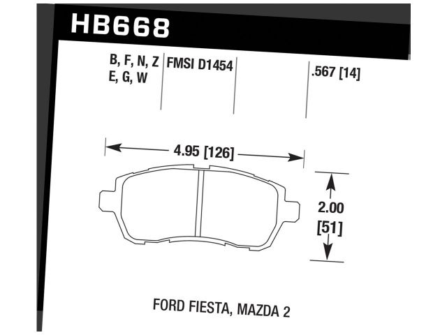 Hawk Disc Brake Pad