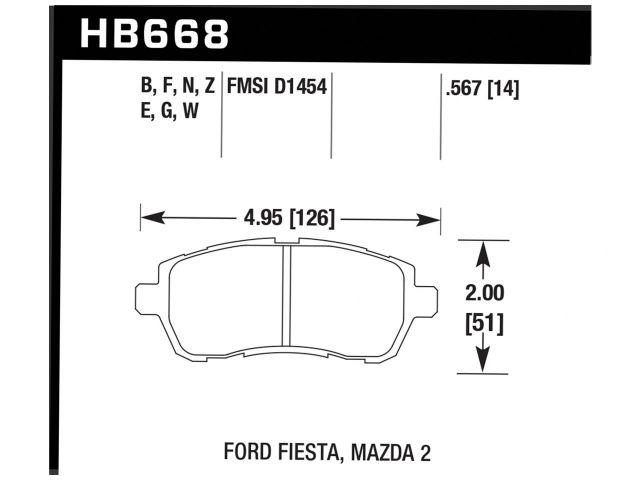 Hawk Disc Brake Pad