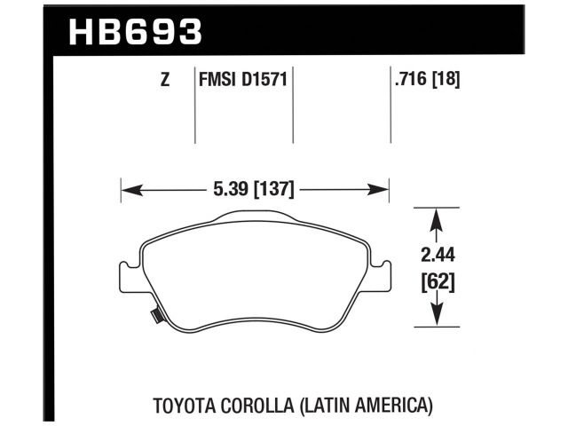Hawk Disc Brake Pad