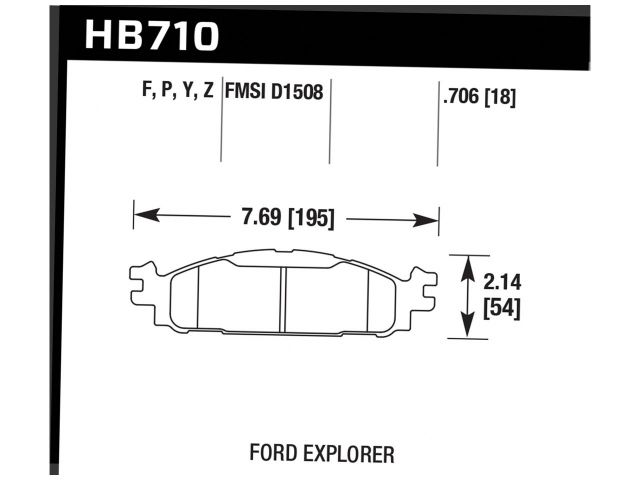 Hawk Disc Brake Pad