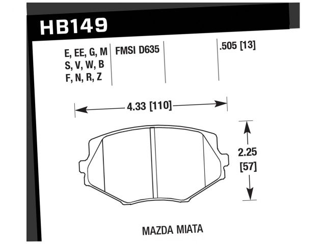Hawk Disc Brake Pad