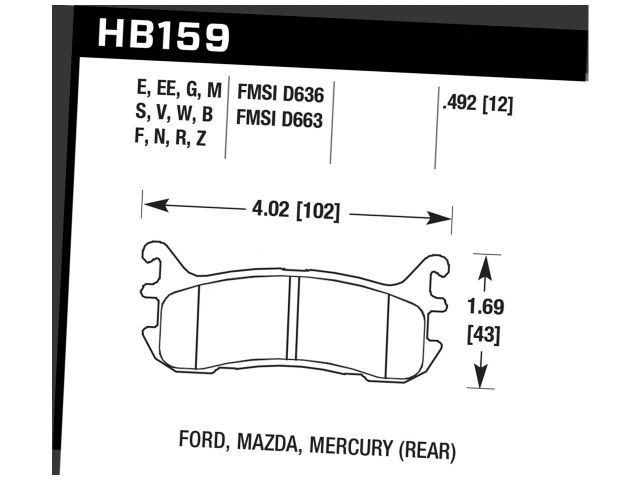 Hawk Disc Brake Pad