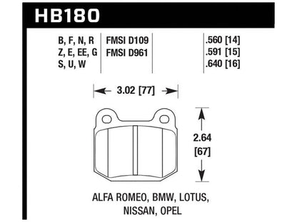 Hawk Disc Brake Pad