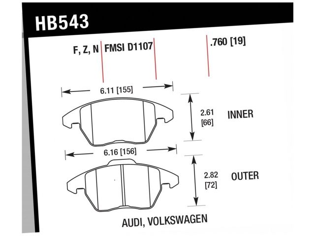 Hawk Disc Brake Pad