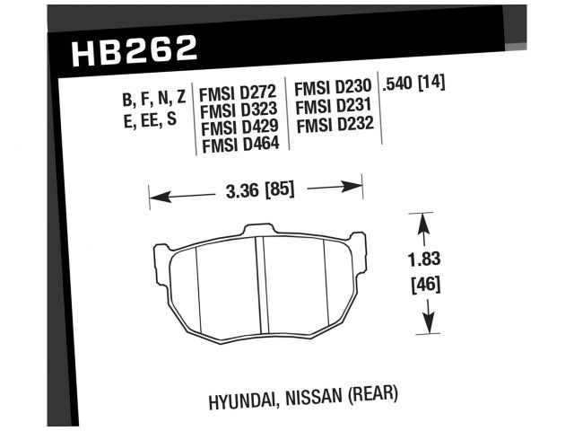 Hawk Disc Brake Pad