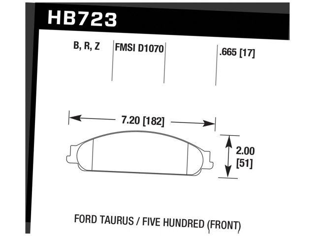 Hawk Disc Brake Pad