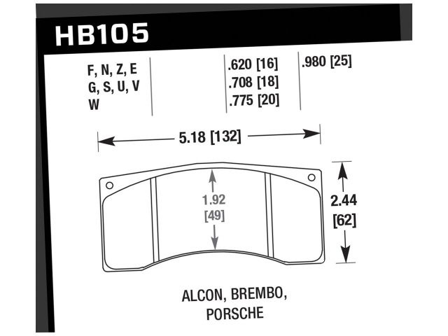 Hawk Disc Brake Pad